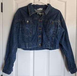 Vintage Cropped Denim Jacket